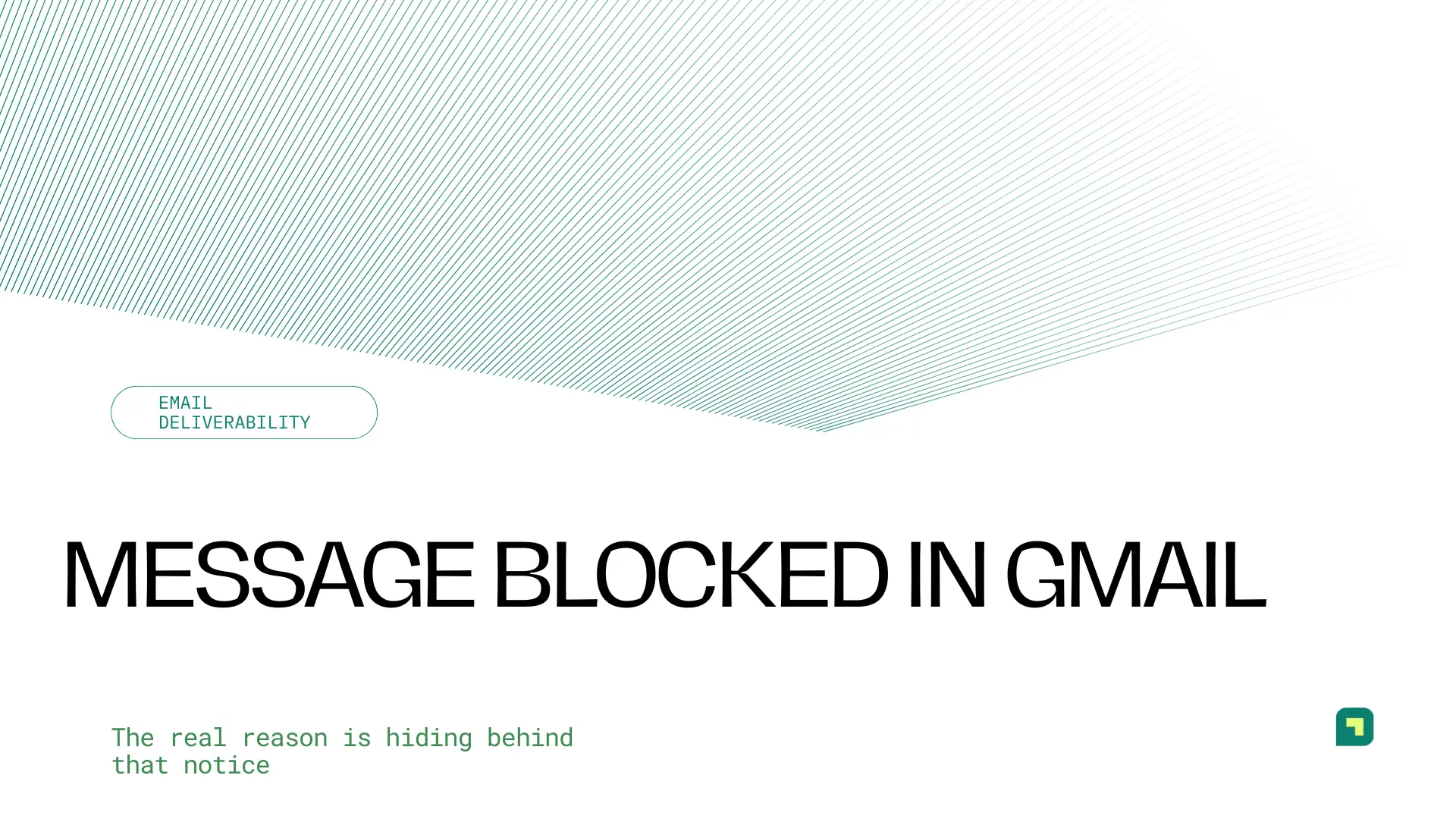 Message blocked in Gmail: The real reason is hiding behind that notice