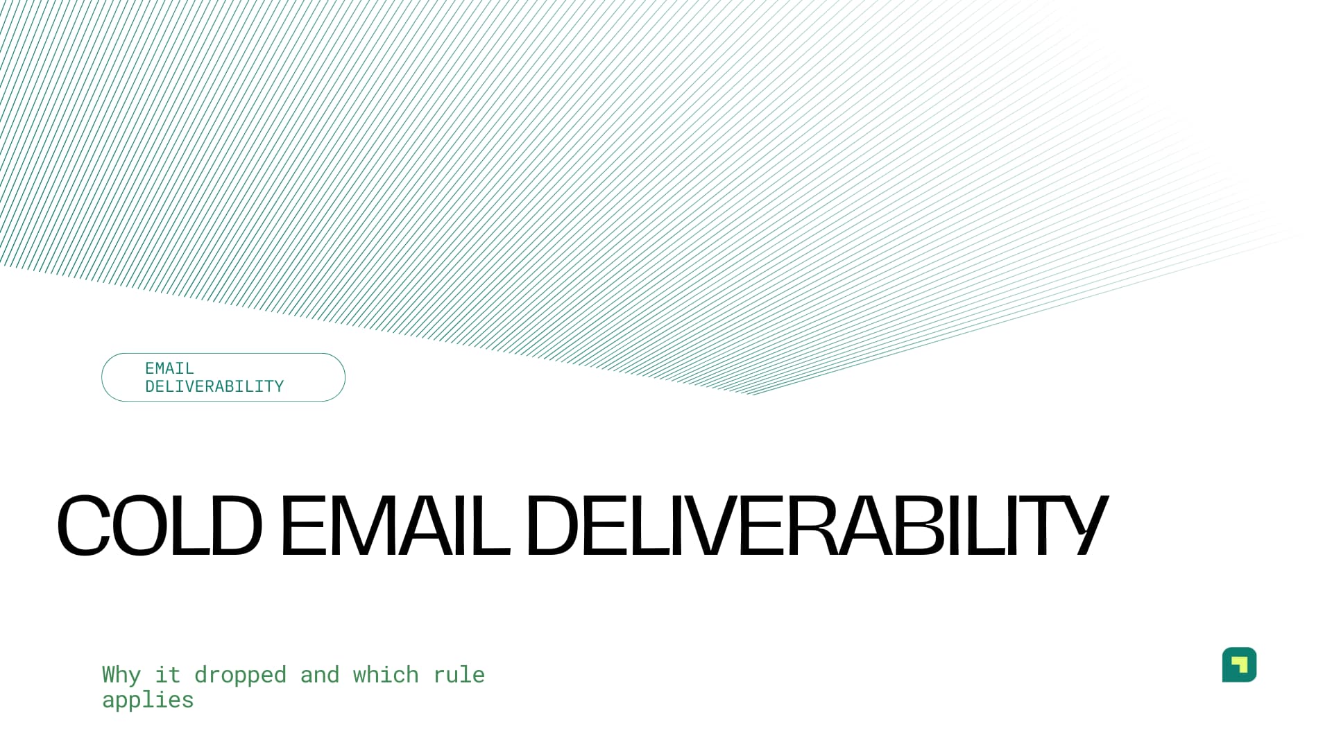 Cold email deliverability: Why it dropped and which rule applies